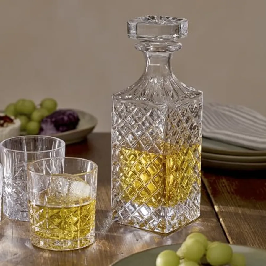 Drinkware Apollo 5-Piece Whiskey Decanter & Glass Set view 4