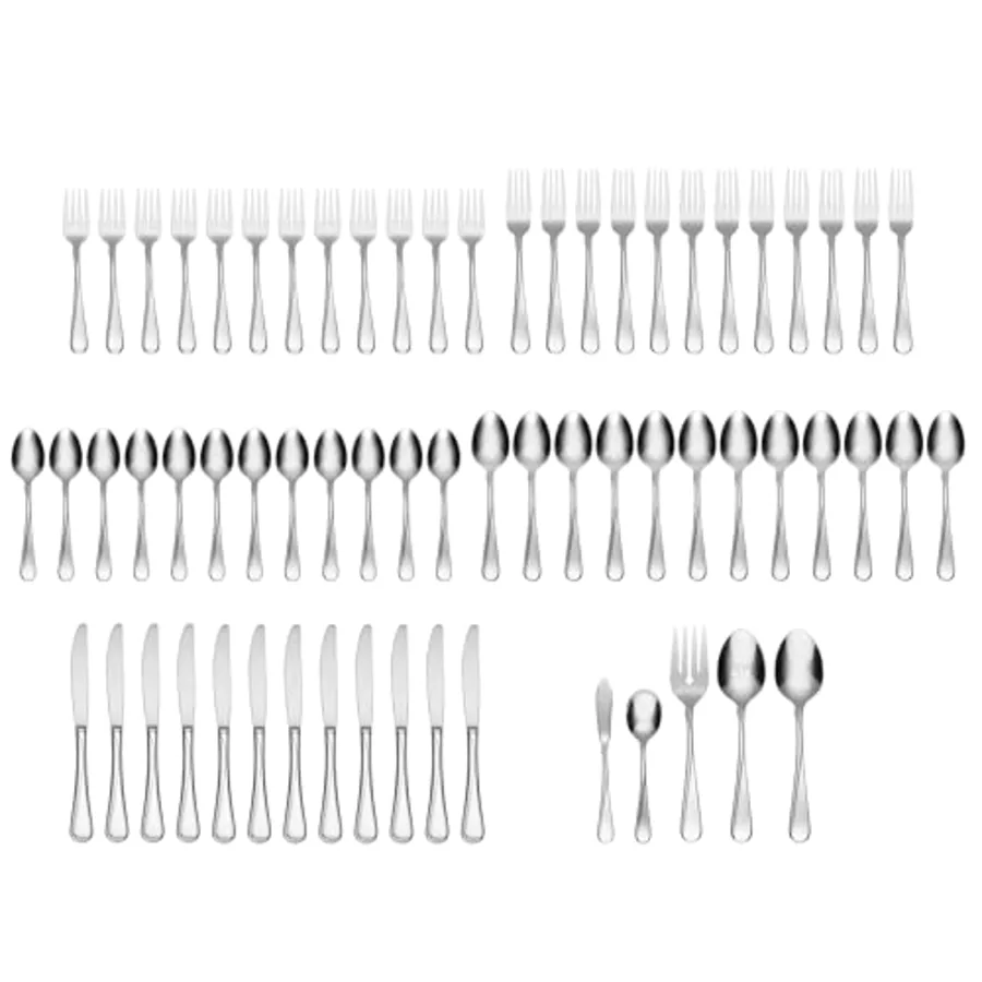 Flight 65-Piece Everyday Flatware Set with Serving view 3