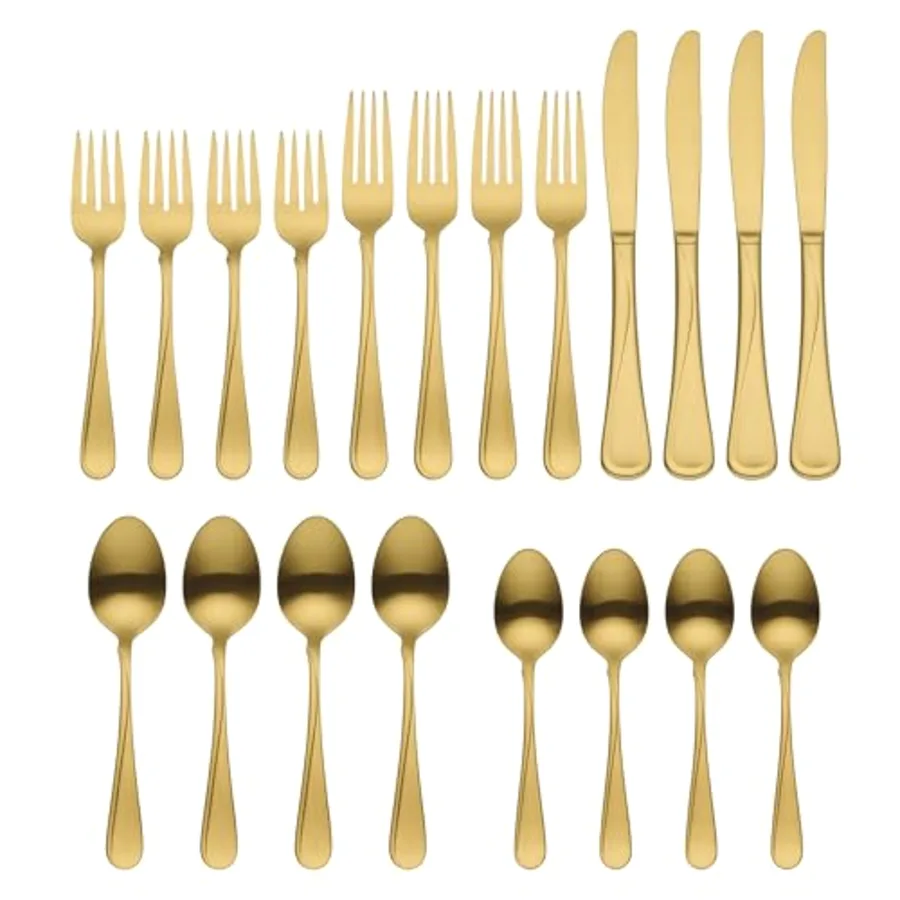 Flight Gold Silverware Set view 2