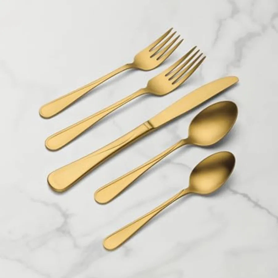 Flight Gold Silverware Set view 5