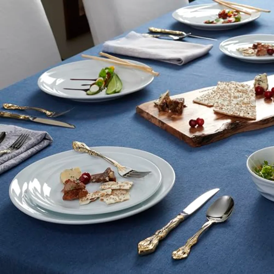 Golden Michelangelo 5 Piece Fine Flatware Set view 3