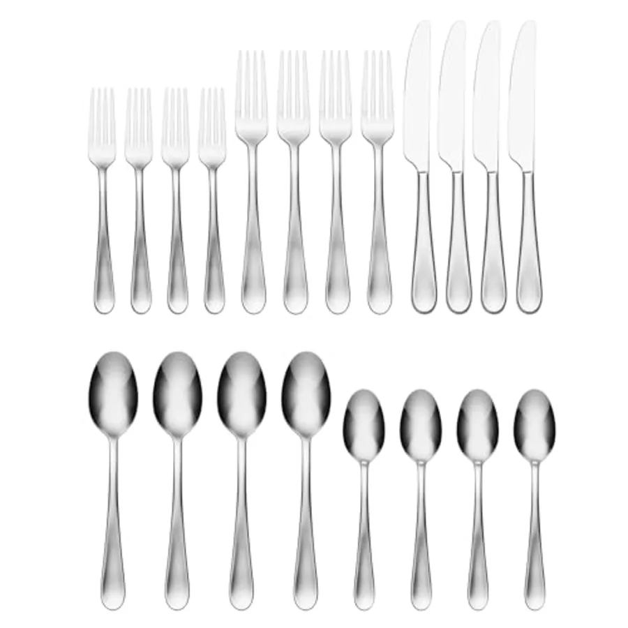 Grant 20 Piece Everyday Flatware Set view 2
