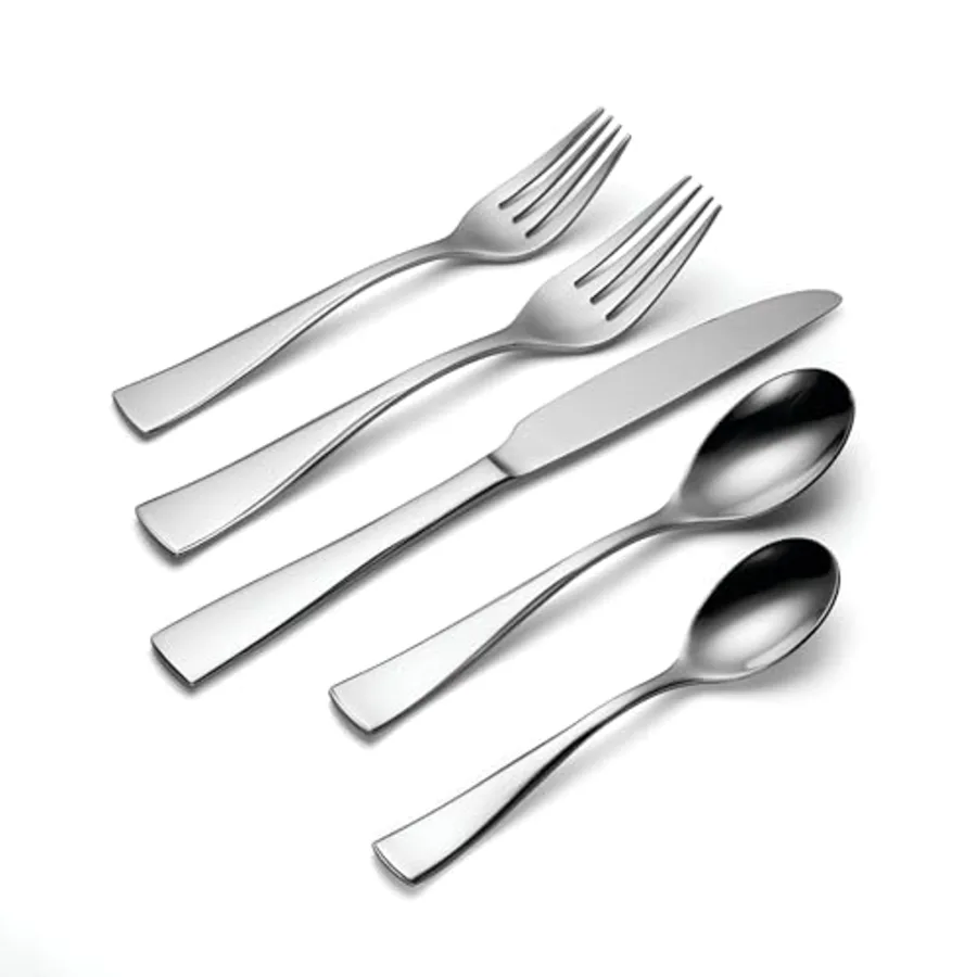 Grayson 45 Piece Everyday Flatware Set view 2