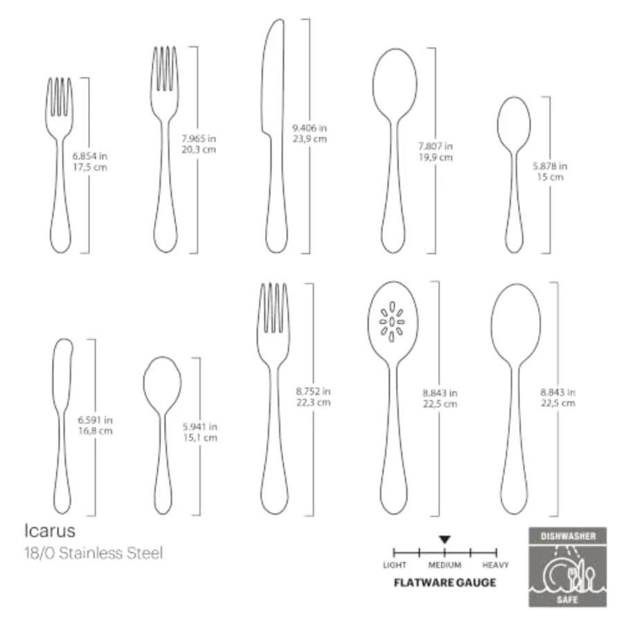 Icarus 45-Piece Flatware Set view 2