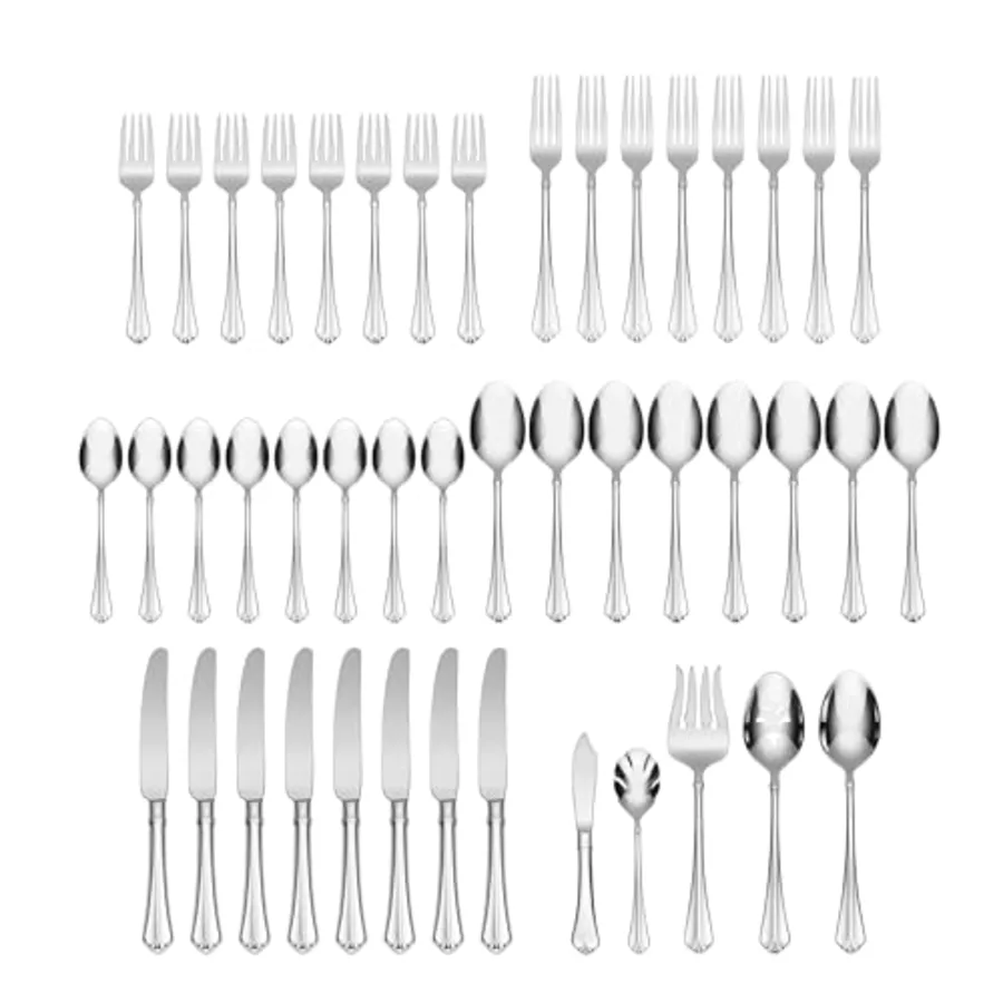 Juilliard 45-Piece Fine Flatware Set with Serving view 2