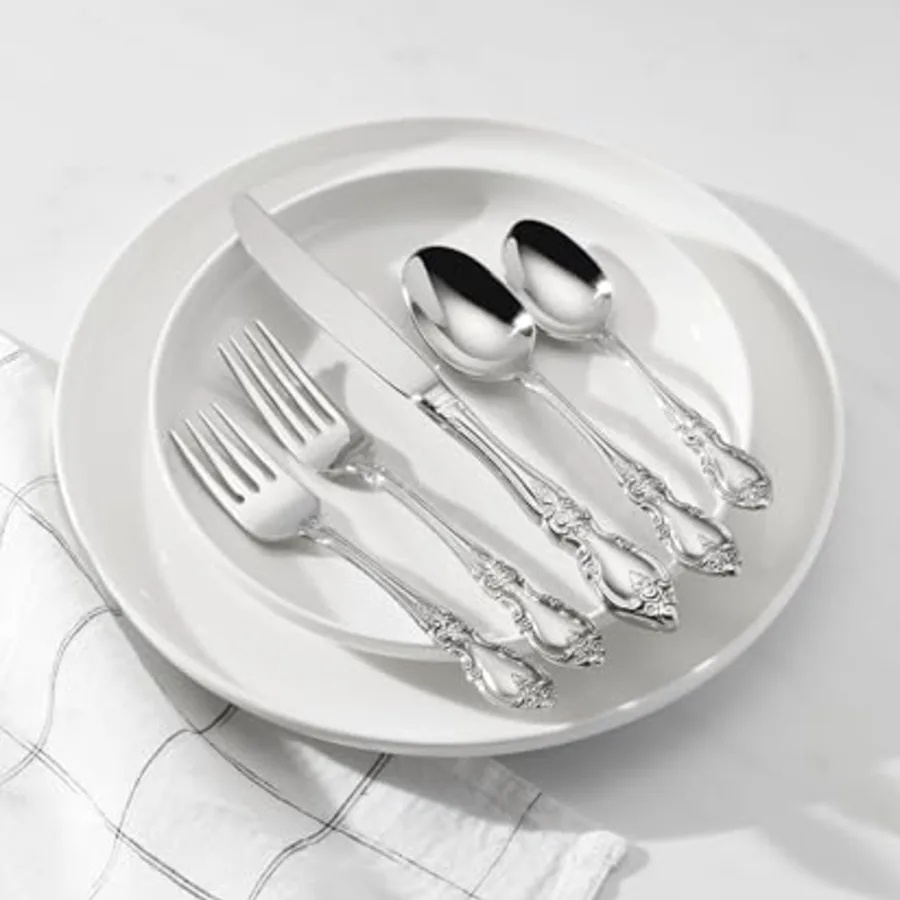 Louisiana 4-Piece Fine Dinner Forks Stainless Steel view 3