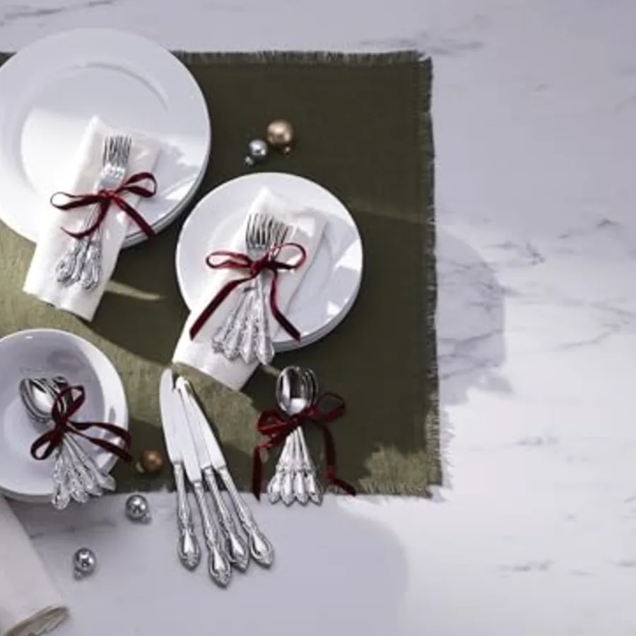 Louisiana 4-Piece Fine Dinner Forks Stainless Steel view 4