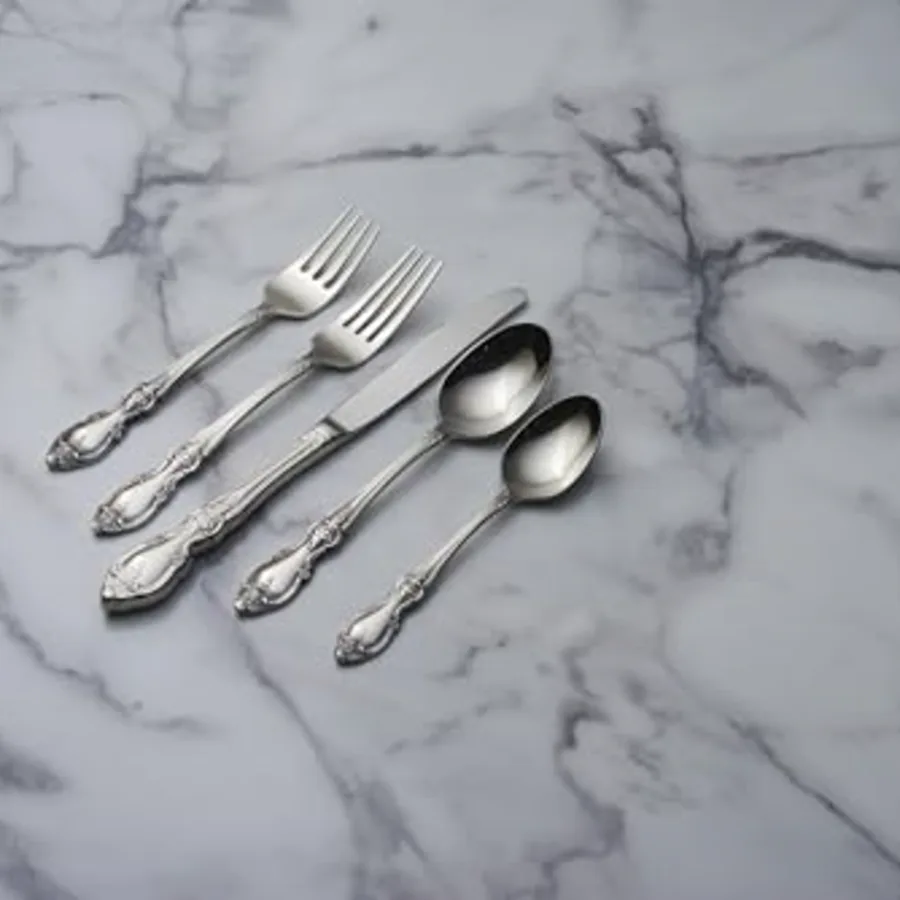 Louisiana 4-Piece Fine Dinner Forks Stainless Steel view 5