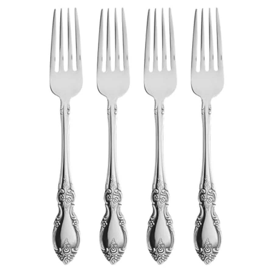 Louisiana 4-Piece Fine Dinner Forks Stainless Steel
