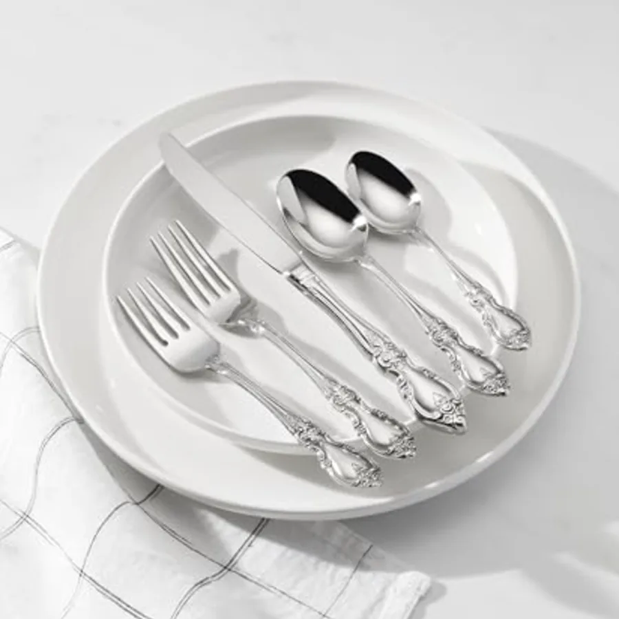 Louisiana 4-Piece Fine Salad Forks Stainless Steel Silverware view 3