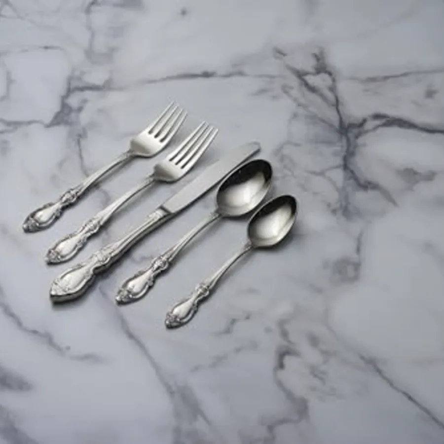 Louisiana 4-Piece Fine Salad Forks Stainless Steel Silverware view 5