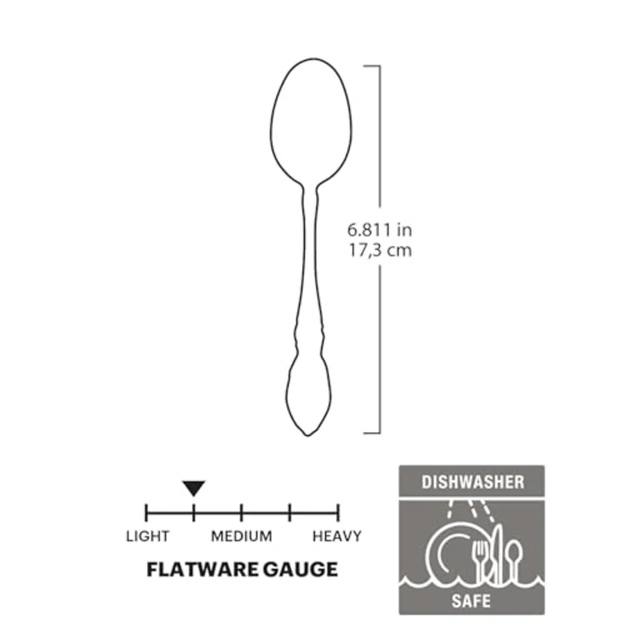 Louisiana Fine Flatware Dinner Spoons Set of 4 view 2
