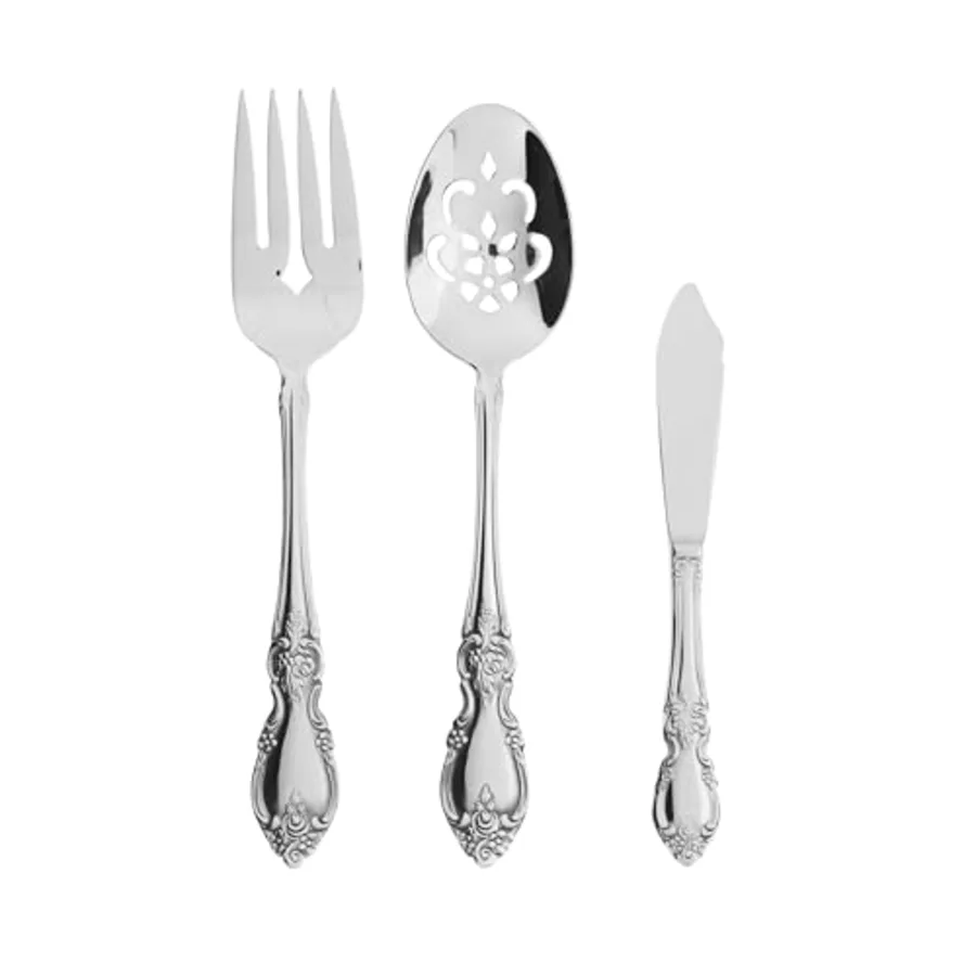 Louisiana Silverware Serving Utensils Set of 6 view 2