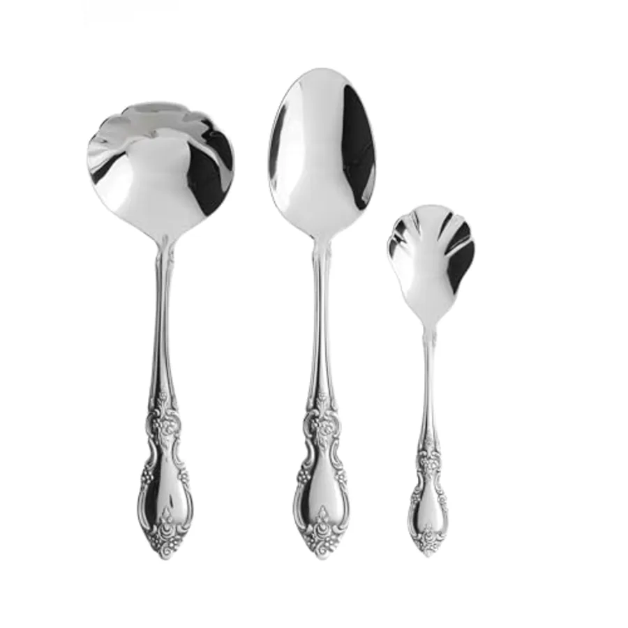 Louisiana Silverware Serving Utensils Set of 6 view 3