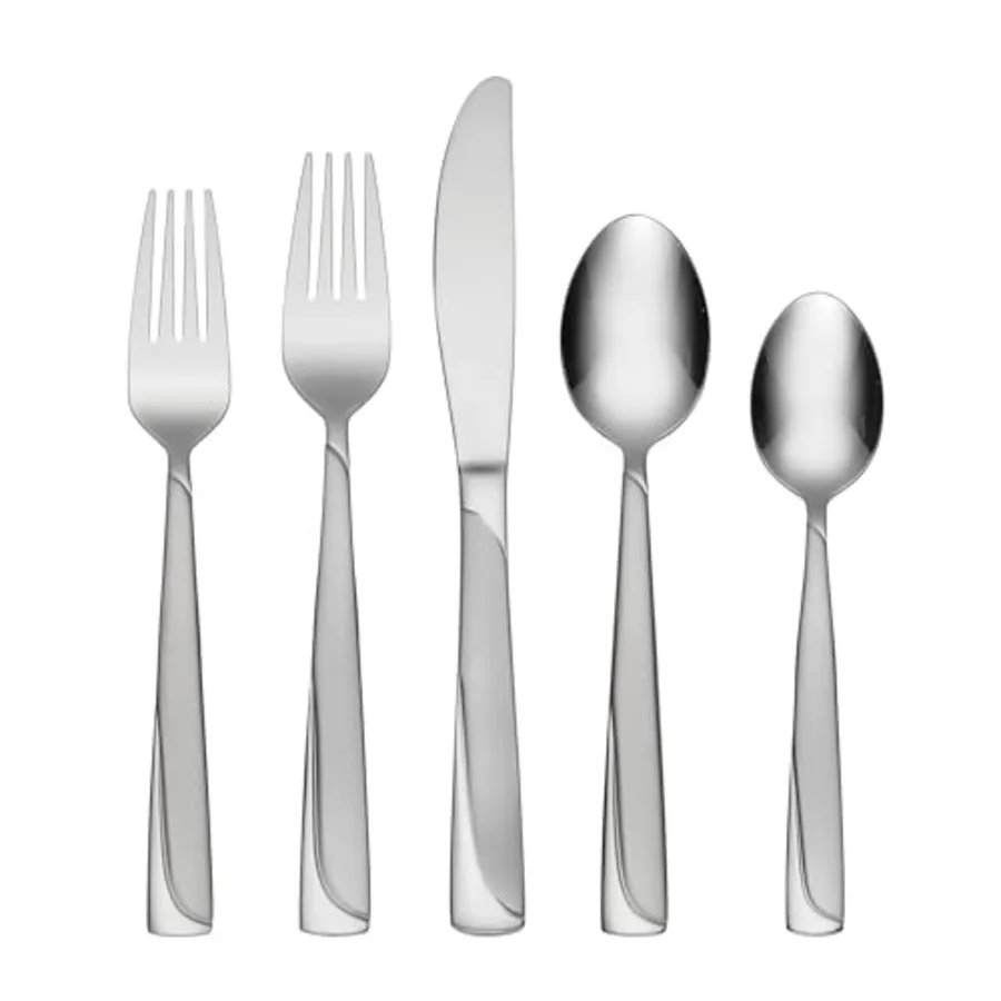 Madeline 51 Piece Everyday Flatware Set with Caddy