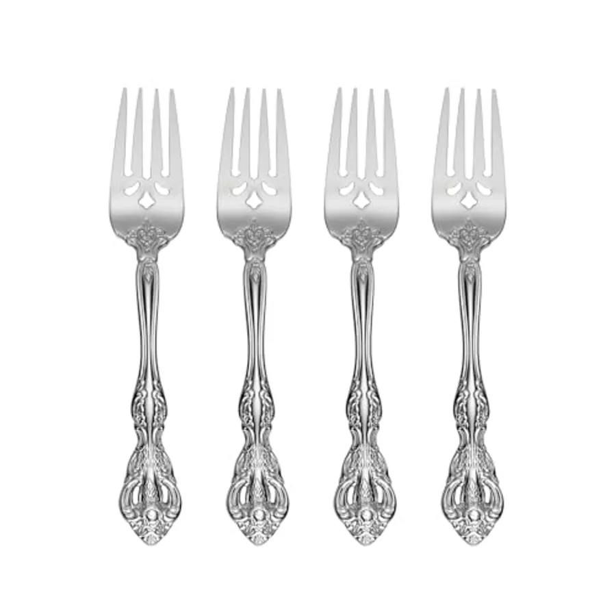 Michelangelo Fine Flatware 4-Piece Salad Forks