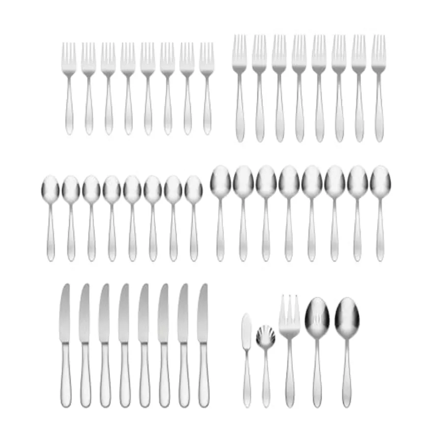 Mooncrest 45 Piece Everyday Flatware Set view 2