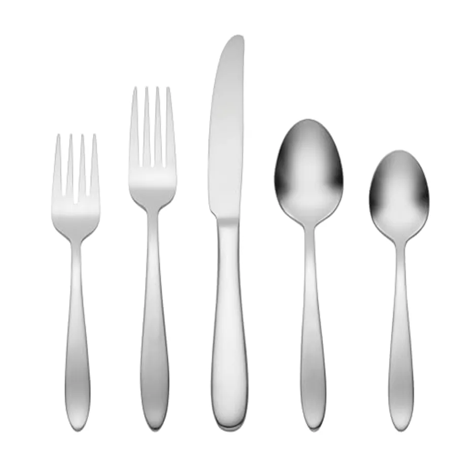 Mooncrest Satin 20 Piece Everyday Flatware Set