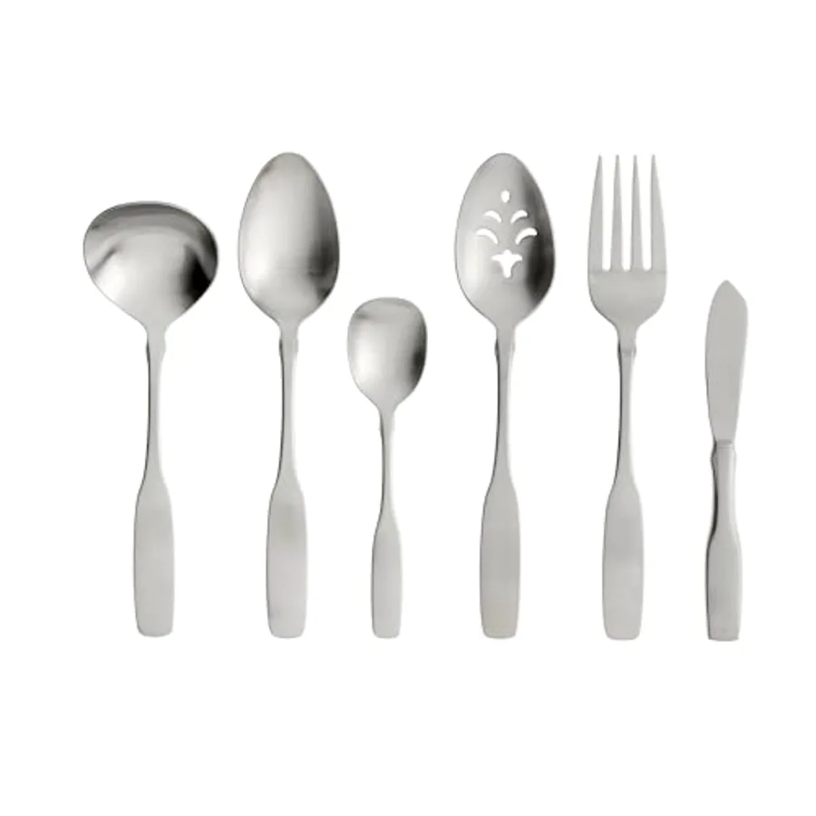 Paul Revere 6-Piece Serving Set Medium Stainless