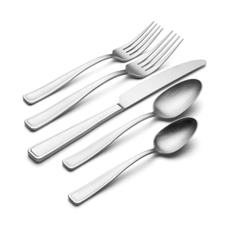 Reid Satin 20 Piece Flatware Set view 2