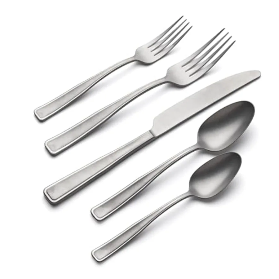 Reid Vintage Tumbled 20 Piece Flatware Set view 2