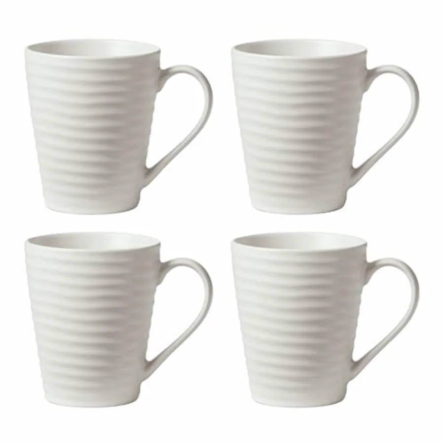 Ridge White Mugs