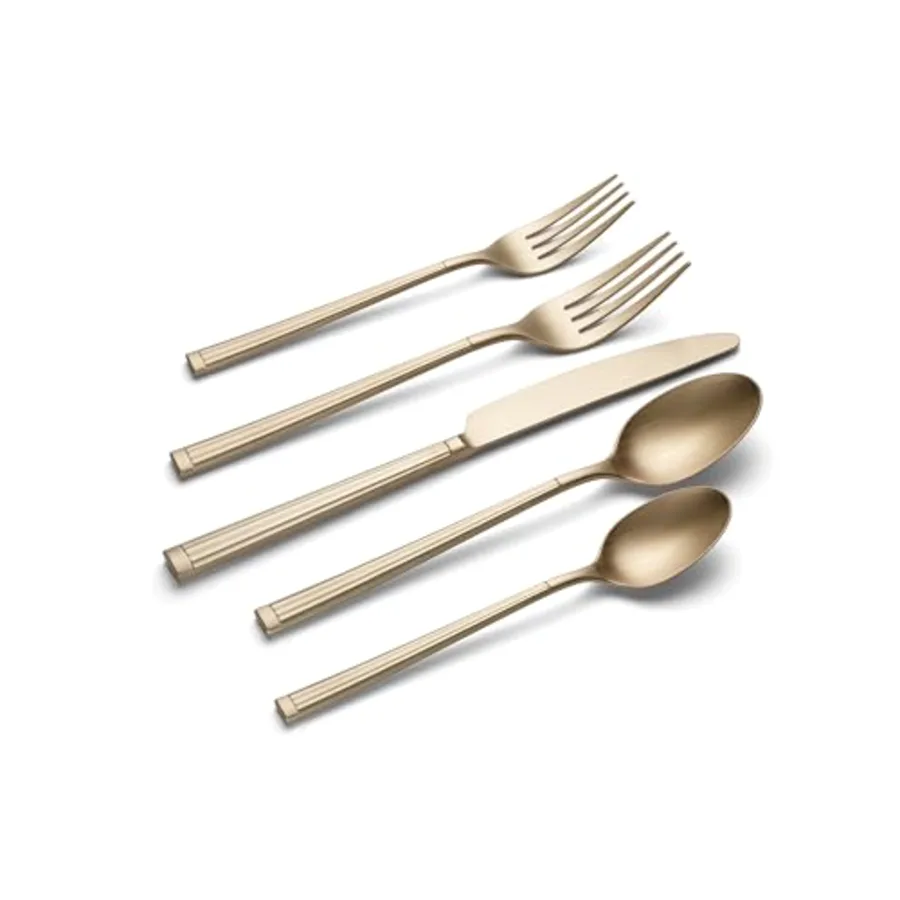 Robyn Satin Champagne Mist 20-Piece Flatware view 3