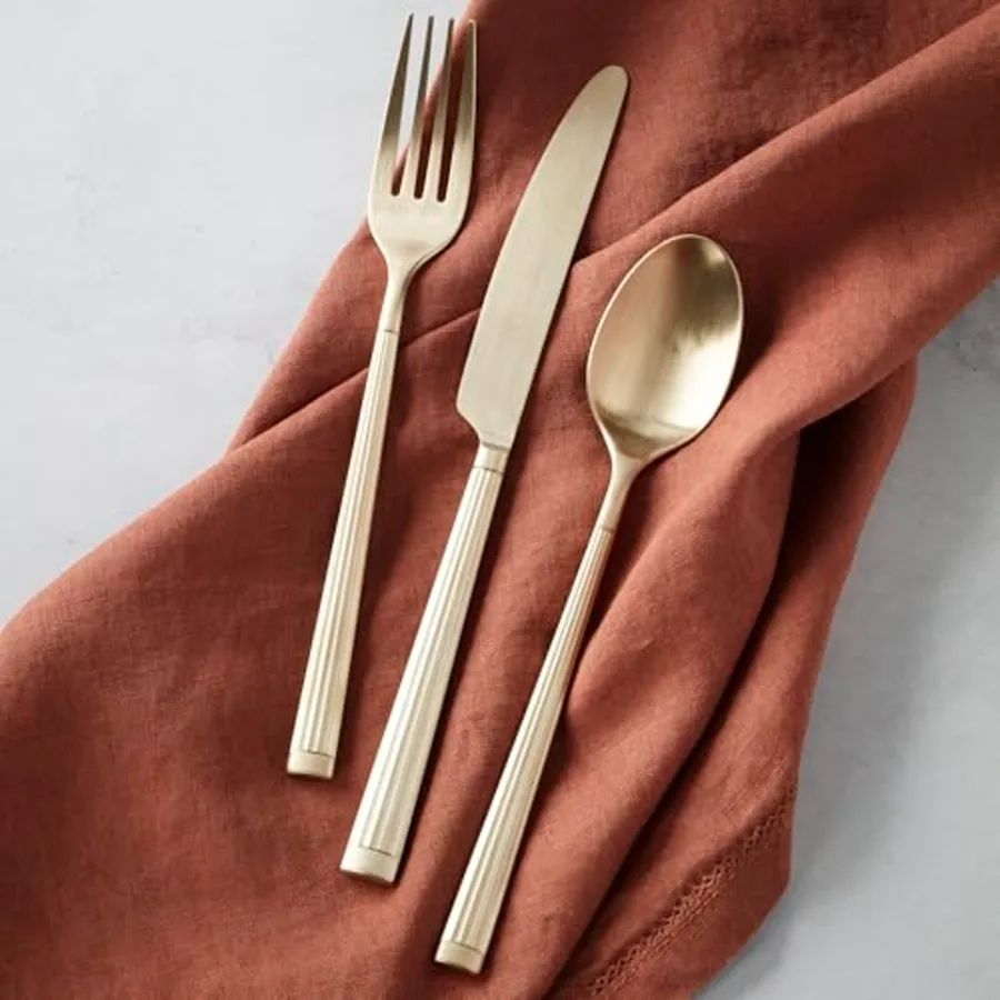 Robyn Satin Champagne Mist 20-Piece Flatware view 4