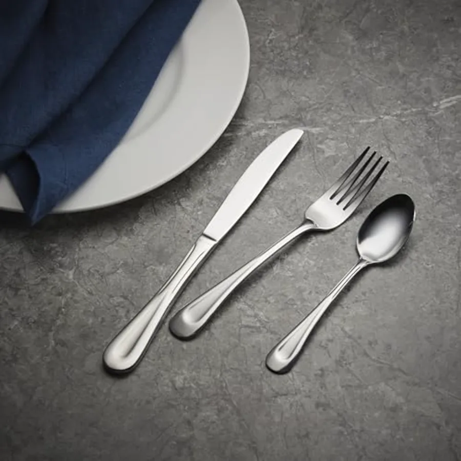 Sand Dune Everyday Dinner Forks Flatware view 4