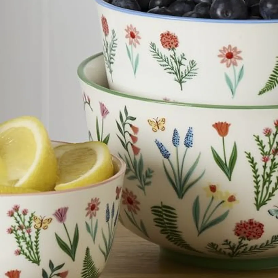 Serveware First Blooms Nesting Bowls Set Of 3 view 5