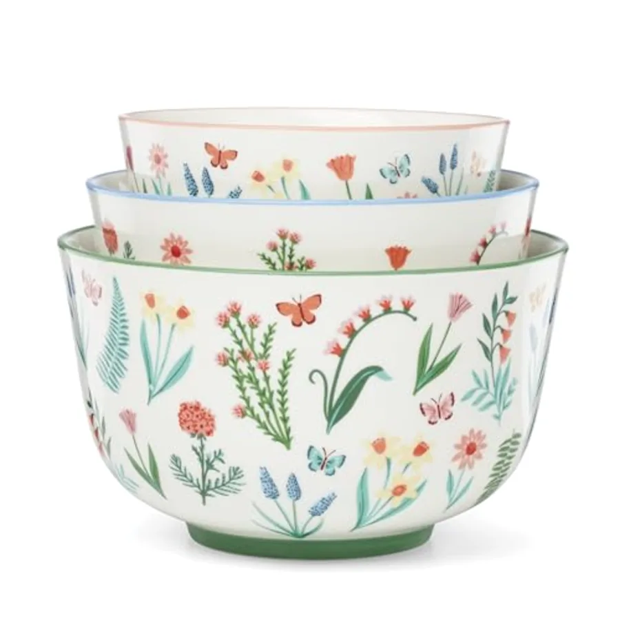 Serveware First Blooms Nesting Bowls Set Of 3