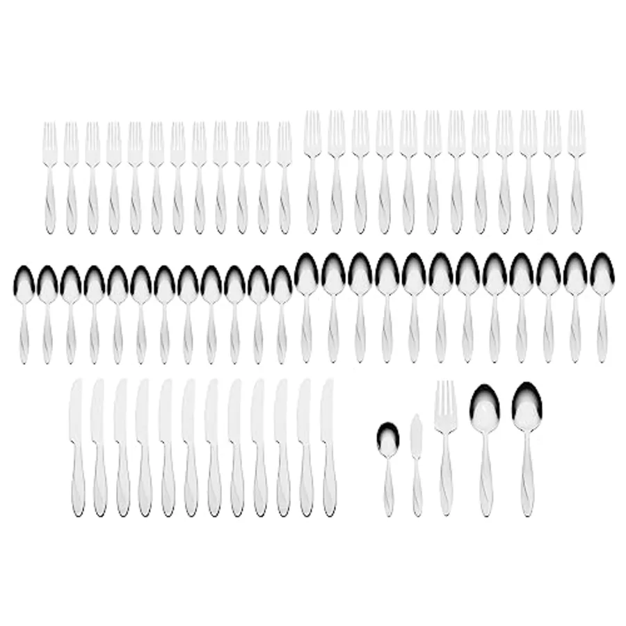 Simmer 65 Piece Flatware Set view 2
