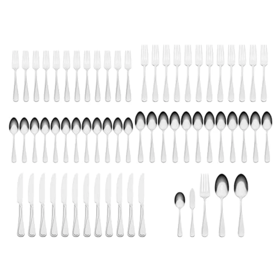 Soar 65-Piece Flatware Set with Serving Utensils view 2