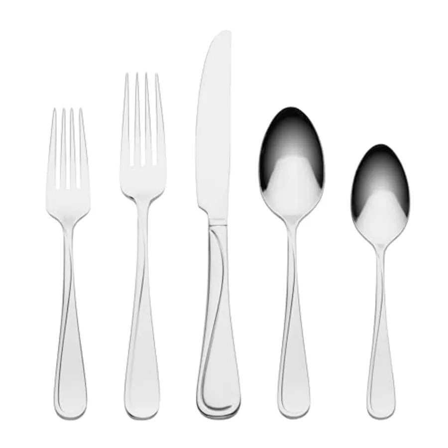 Soar 65-Piece Flatware Set with Serving Utensils