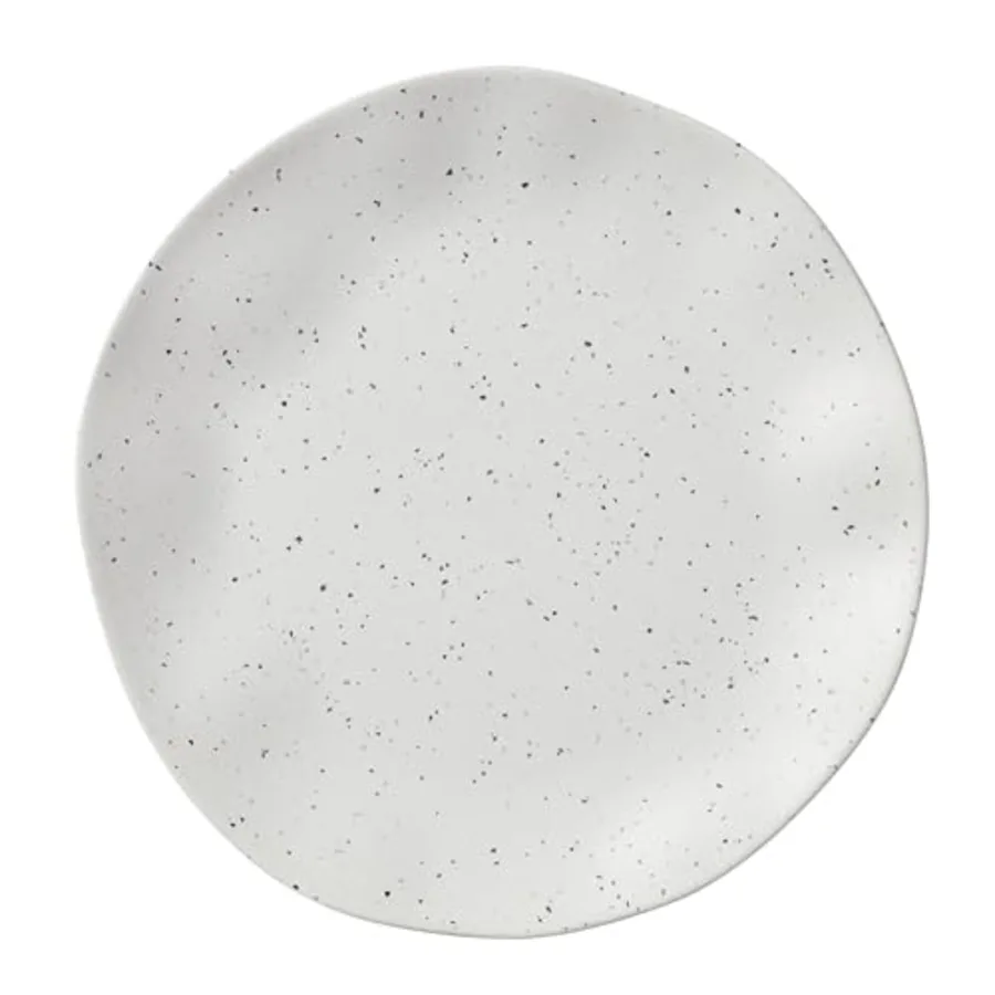 Terrazzo Melamine Cream 12 Piece Dinnerware Set view 3