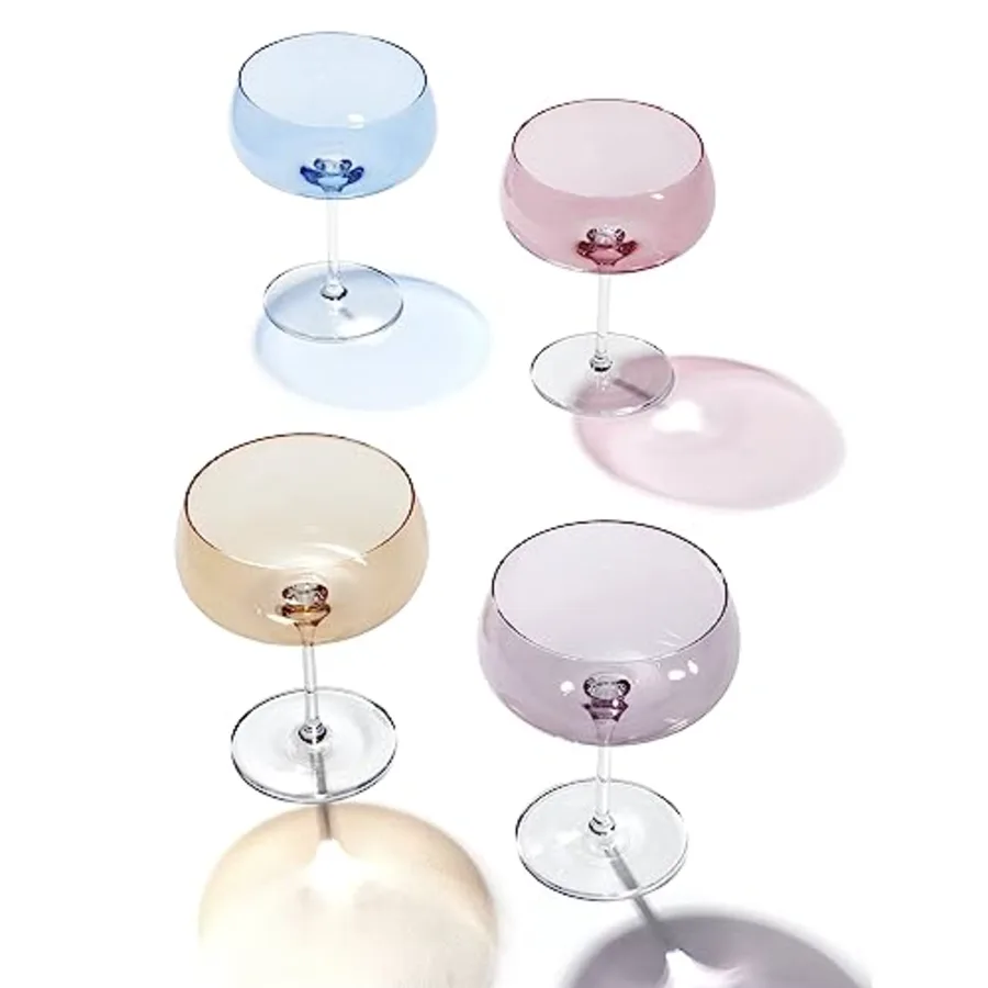 True Colors Cocktail Glasses view 2