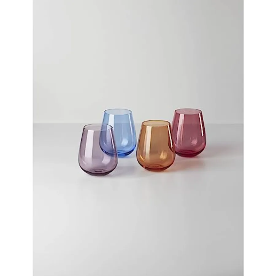 True Colors Stemless Wine Glasses view 2