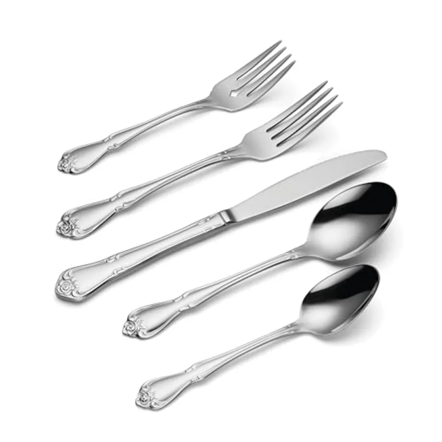 True Rose 20-Piece Everyday Flatware Set view 3