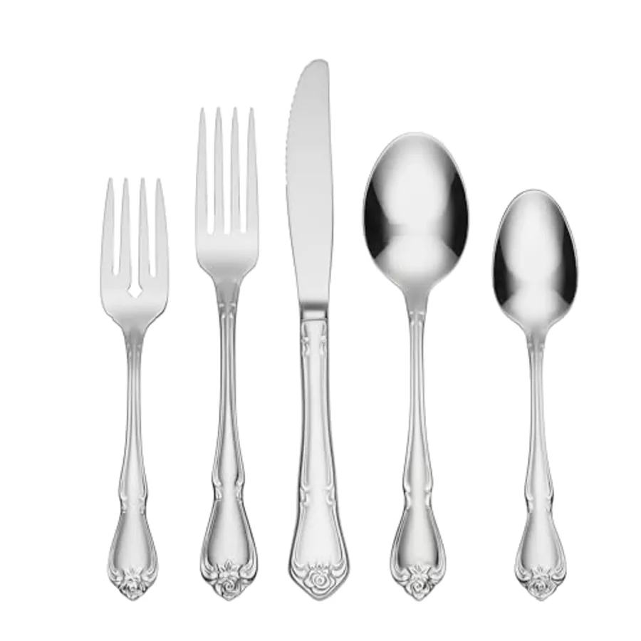 True Rose 20-Piece Everyday Flatware Set