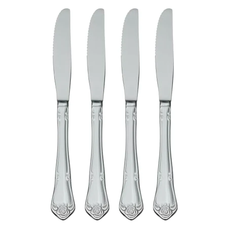 True Rose Everyday Flatware Dinner Knives