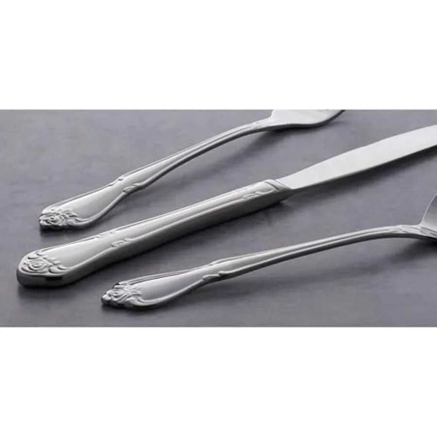True Rose Everyday Flatware Dinner Spoons view 5