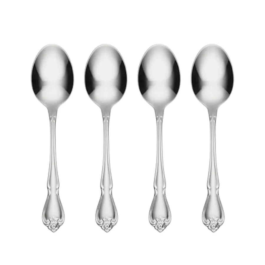 True Rose Everyday Flatware Dinner Spoons