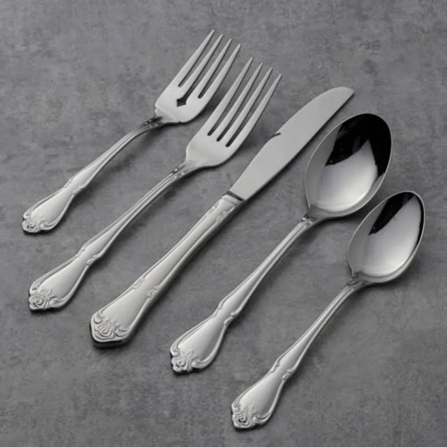 True Rose Everyday Flatware Teaspoons Set view 3