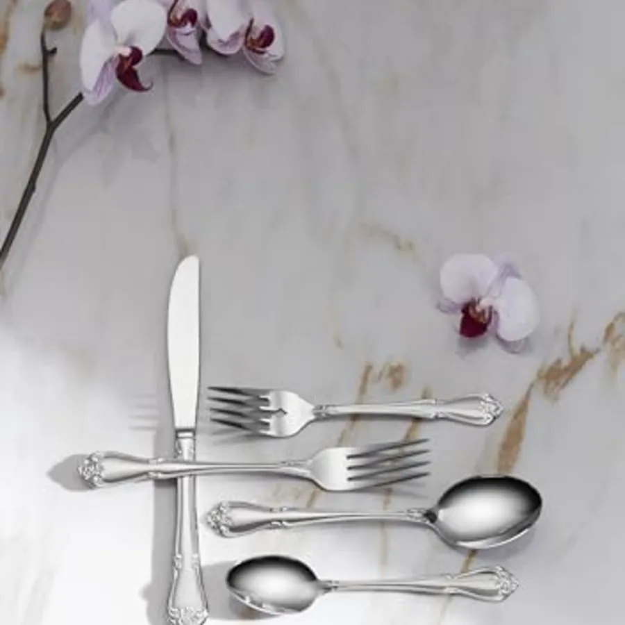 True Rose Everyday Flatware Teaspoons Set view 4