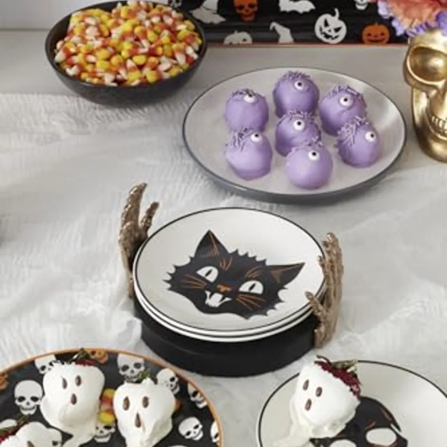 Vintro Halloween Tidbit Plates Set Of 4 view 3