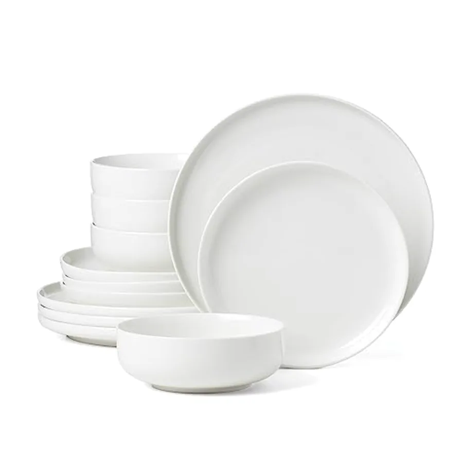 White 24 Seven Piece Dinnerware Set