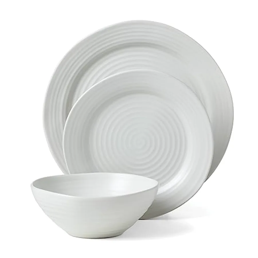 White Ridge Piece Dinnerware Set view 2