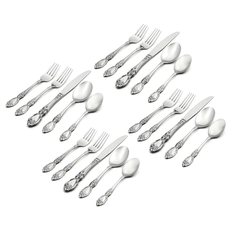 Wordsworth 20 Piece Everyday Flatware Set view 2